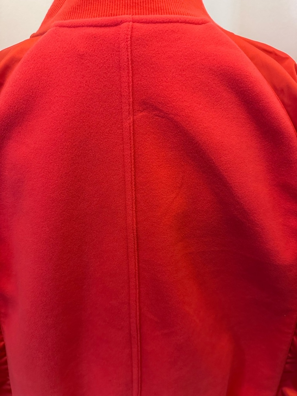 ATHLETA Zion Microfleece Full Zip Athletic Baseball Jacket Red/Orange - Picture 6 of 12